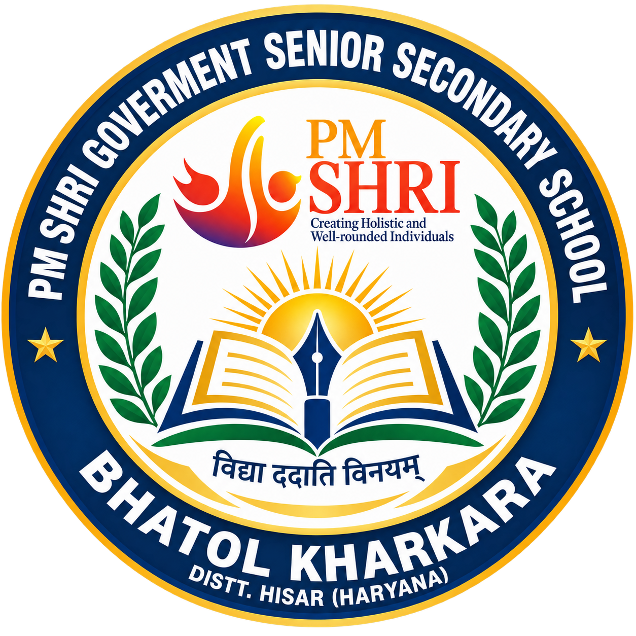 PM SHRI GSSS Bhatol Kharkara Logo